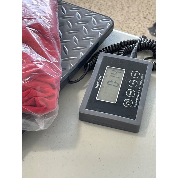 Antthony Studio Blouse Size 3X Stretch Knit Tulip Sleeve Plus Red Christams NEW - Picture 6 of 6